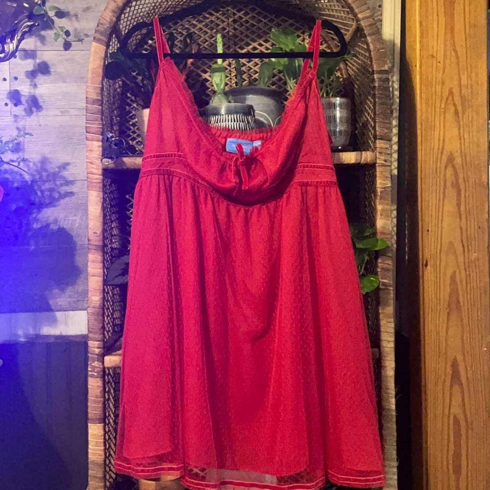 SALE Simply Vera Vera Wang intimates | red chemise nighty size xl nwot